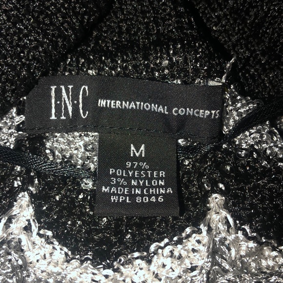 INC shimmery chevron print sweater - Picture 4 of 4